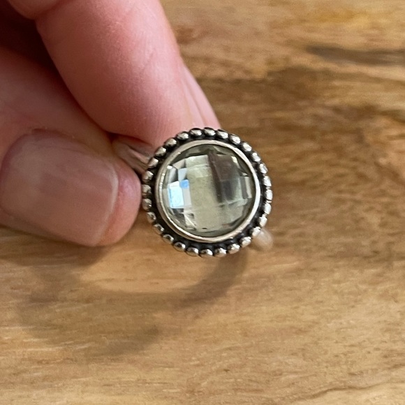 Pandora Light Green, Silver Ring - Picture 3 of 4